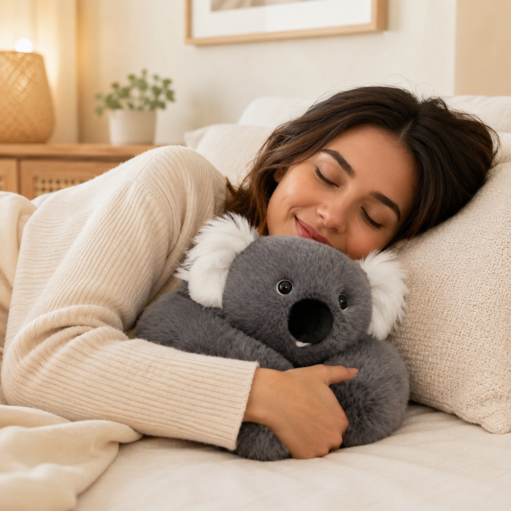 Soft Rounded Hugging Animal Plush Pillow Toy