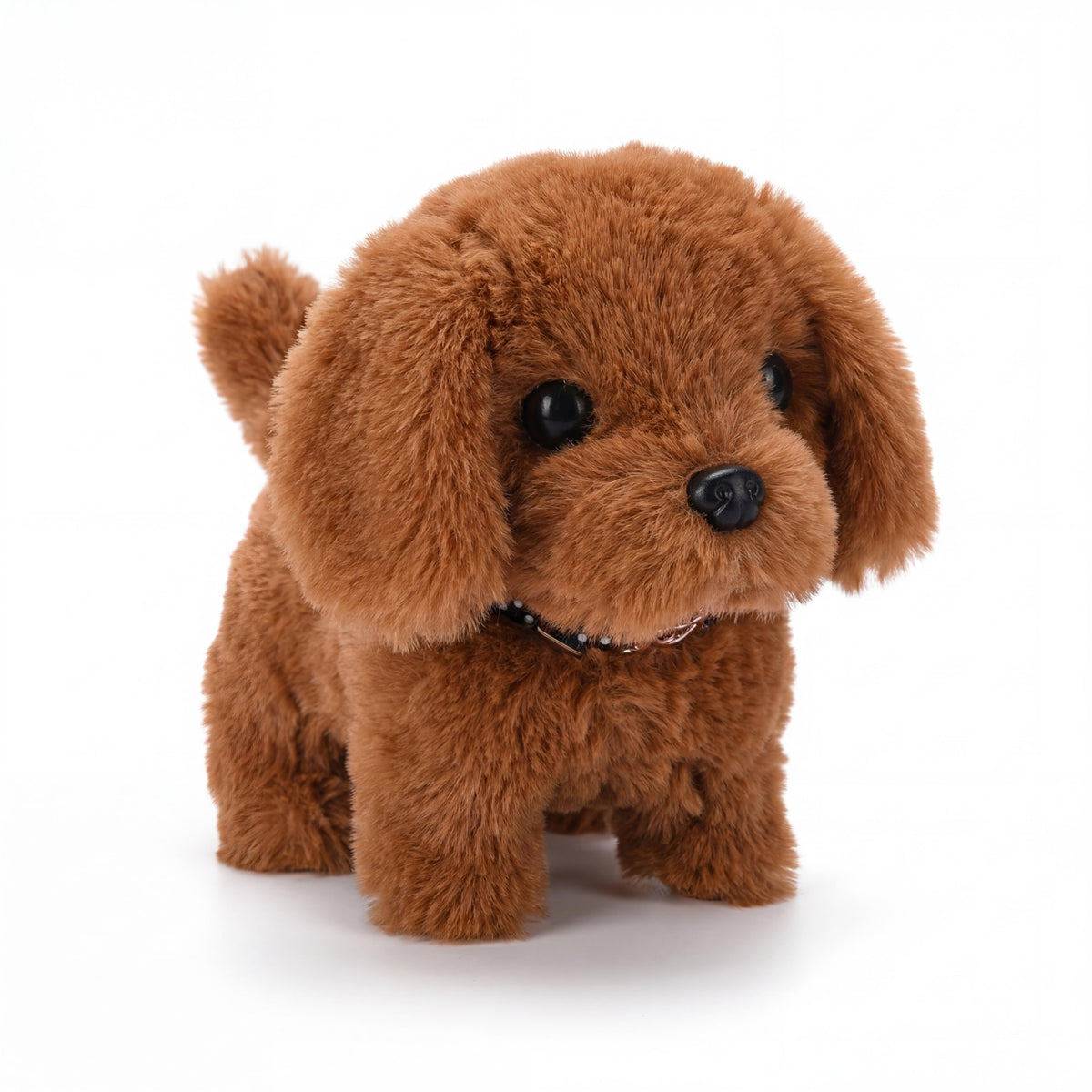 Realistic Walking Barking Tail Wagging Interactive Plush Puppy Toy