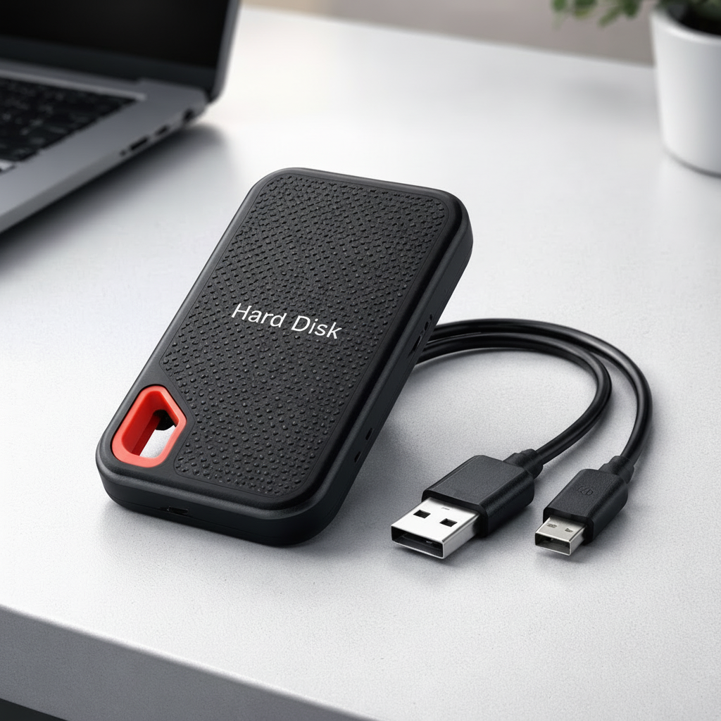 Compact Aluminum Alloy Shockproof USB-C External Portable SSD Drive
