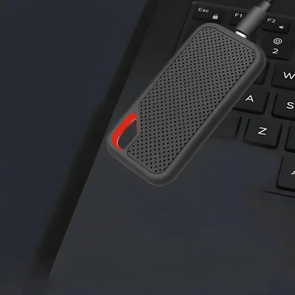 Compact Aluminum Alloy Shockproof USB-C External Portable SSD Drive