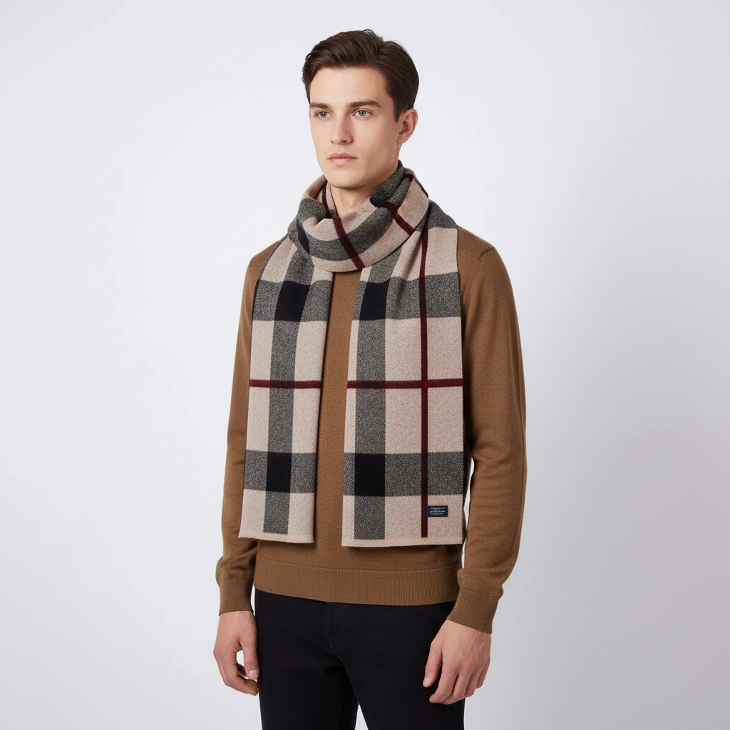Soft Fluffy Windproof Timeless Men's Scarf