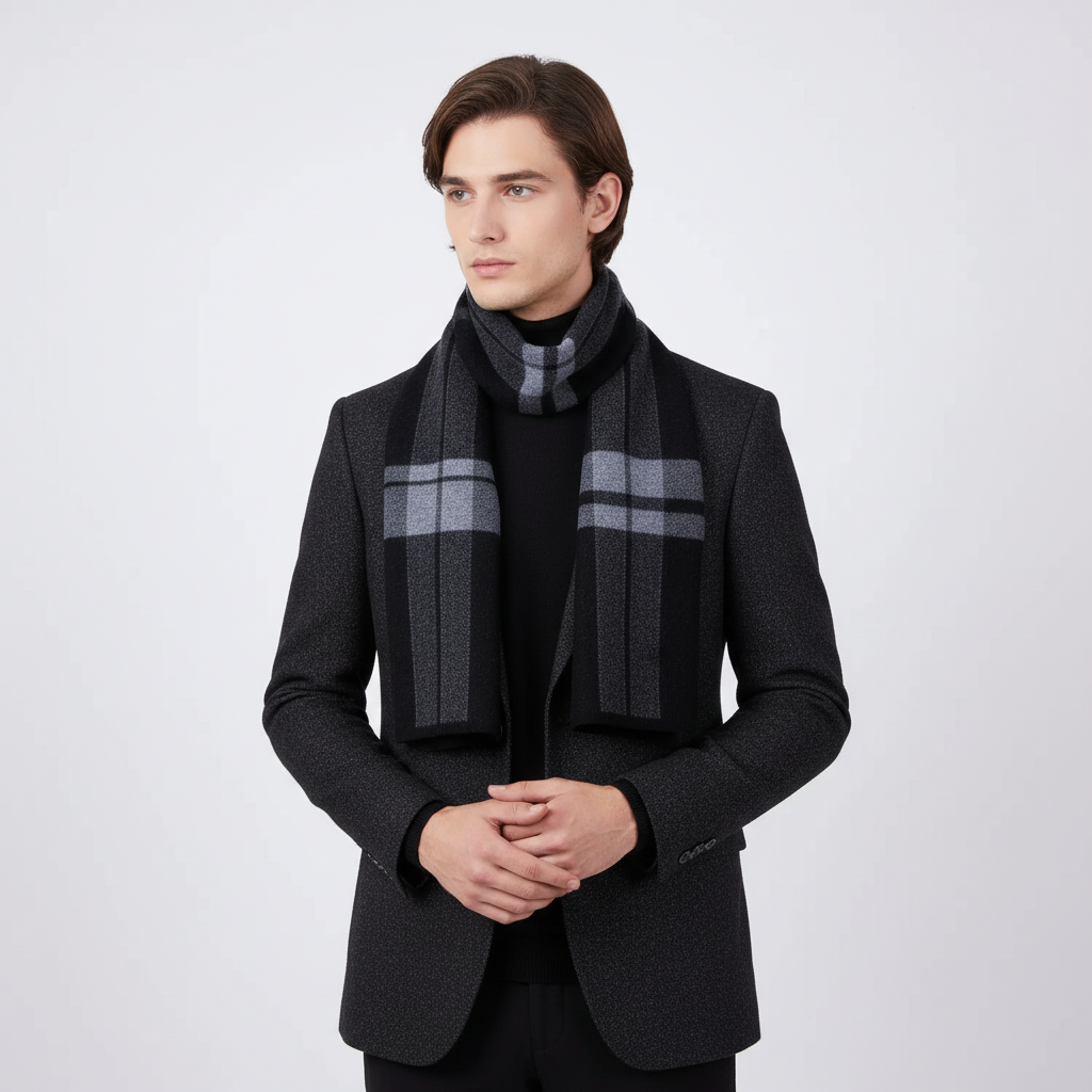 Soft Fluffy Windproof Timeless Men's Scarf