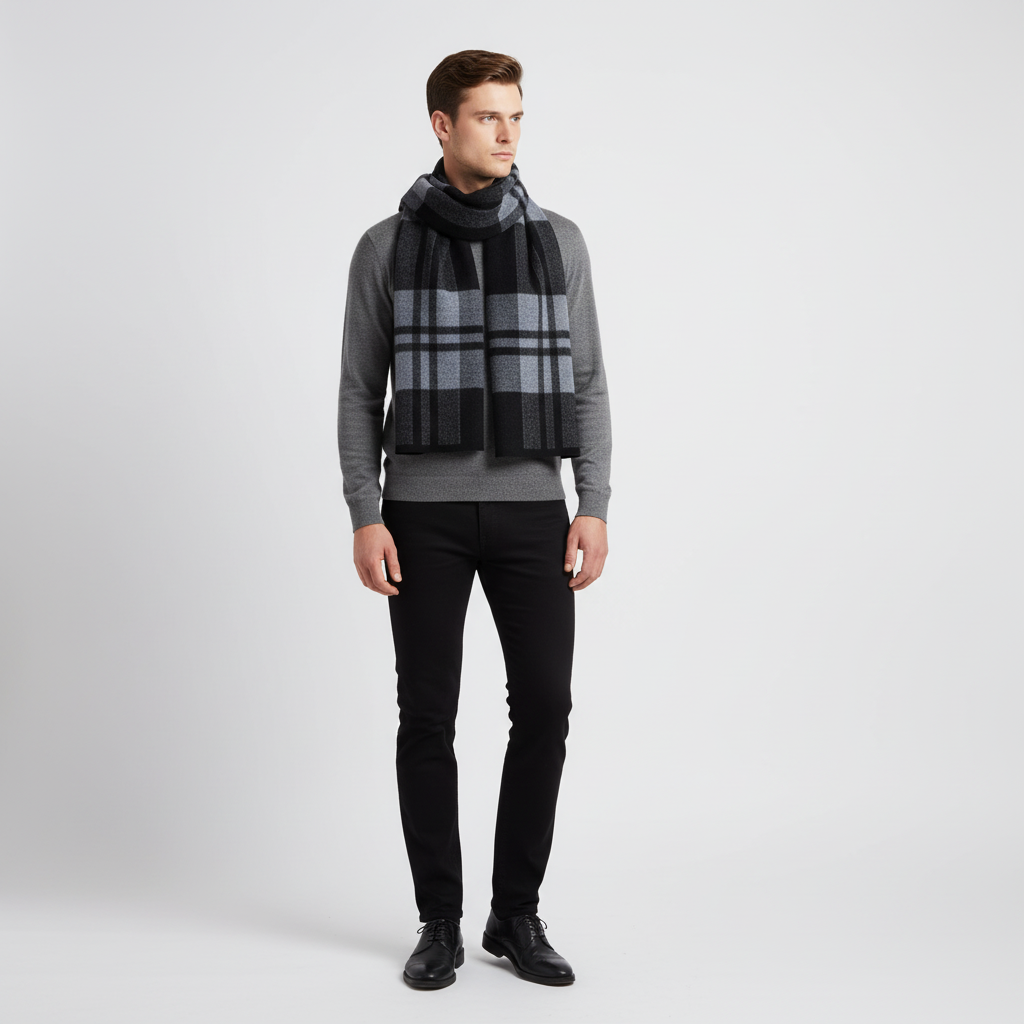Soft Fluffy Windproof Timeless Men's Scarf