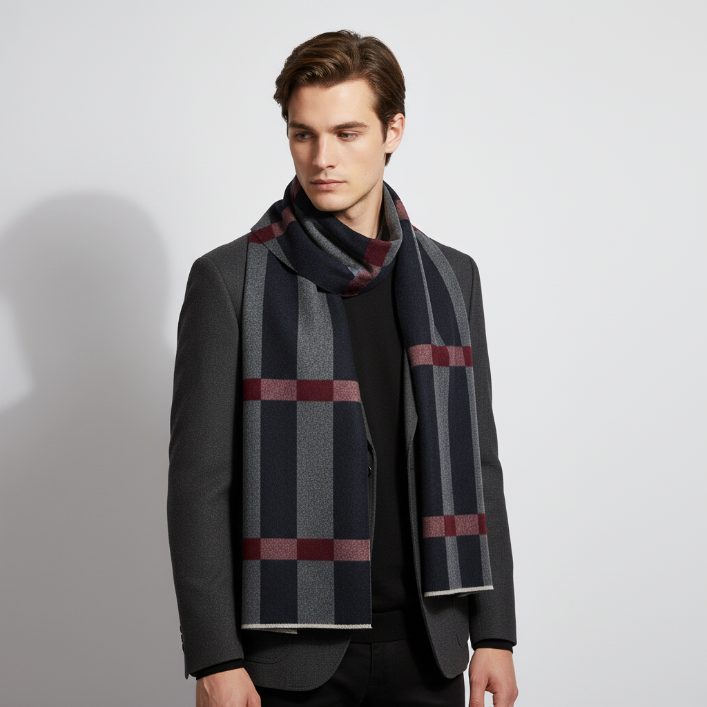 Soft Fluffy Windproof Timeless Men's Scarf