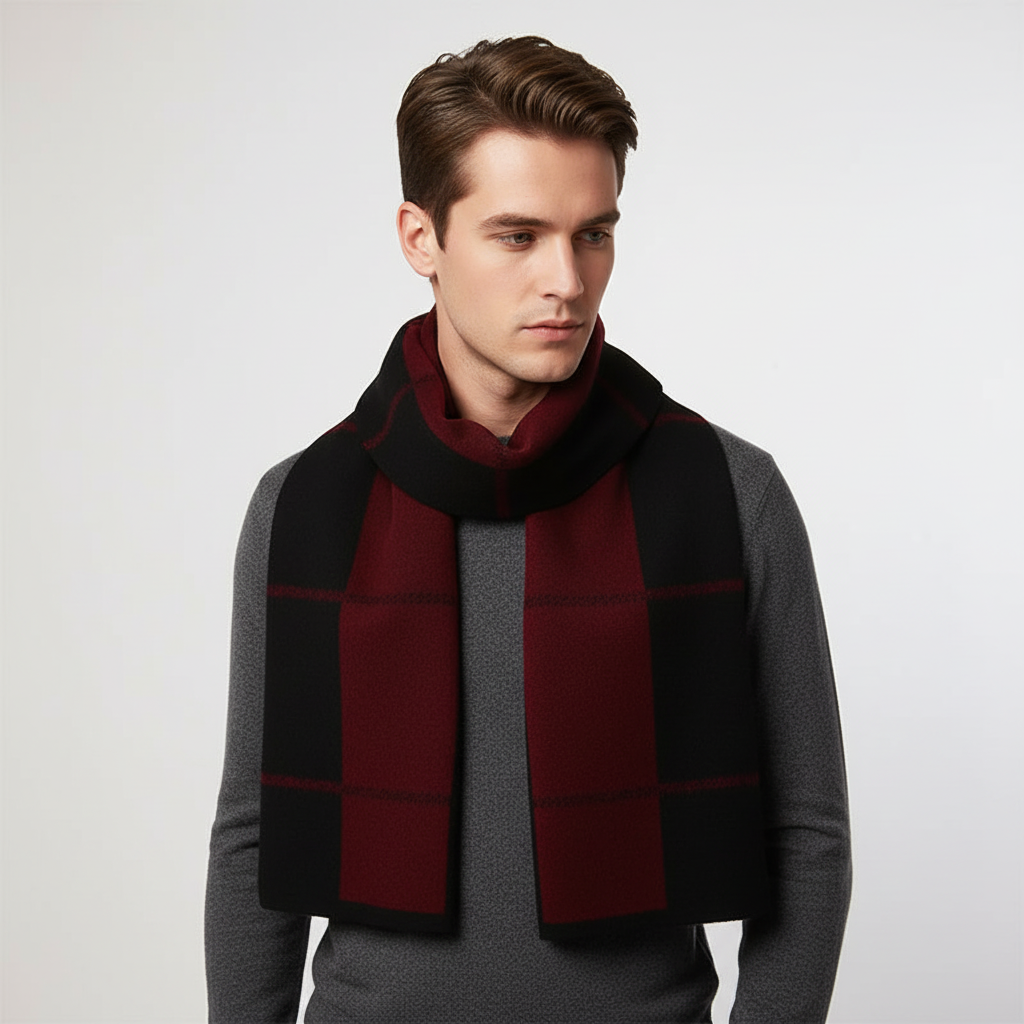 Soft Fluffy Windproof Timeless Men's Scarf