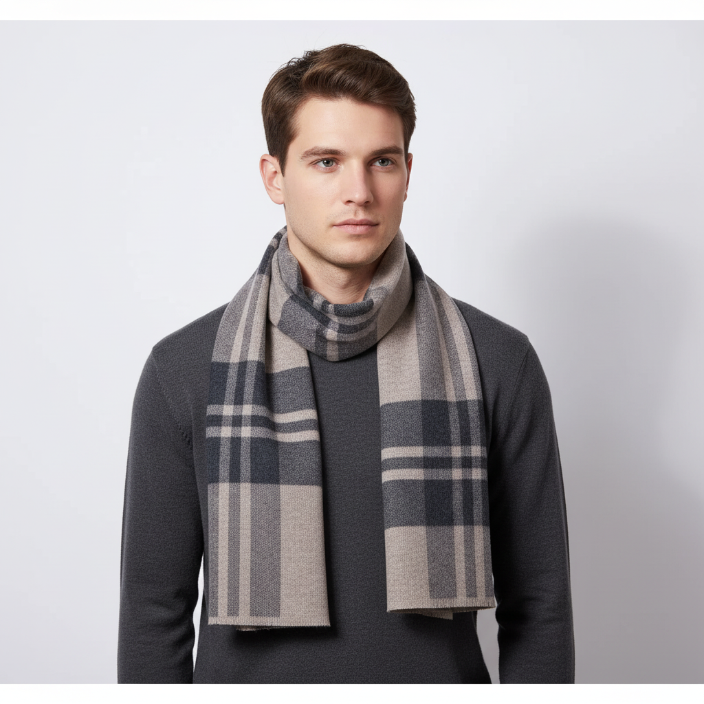 Soft Fluffy Windproof Timeless Men's Scarf