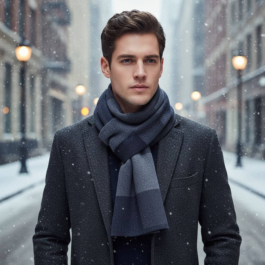 Soft Fluffy Windproof Timeless Men's Scarf