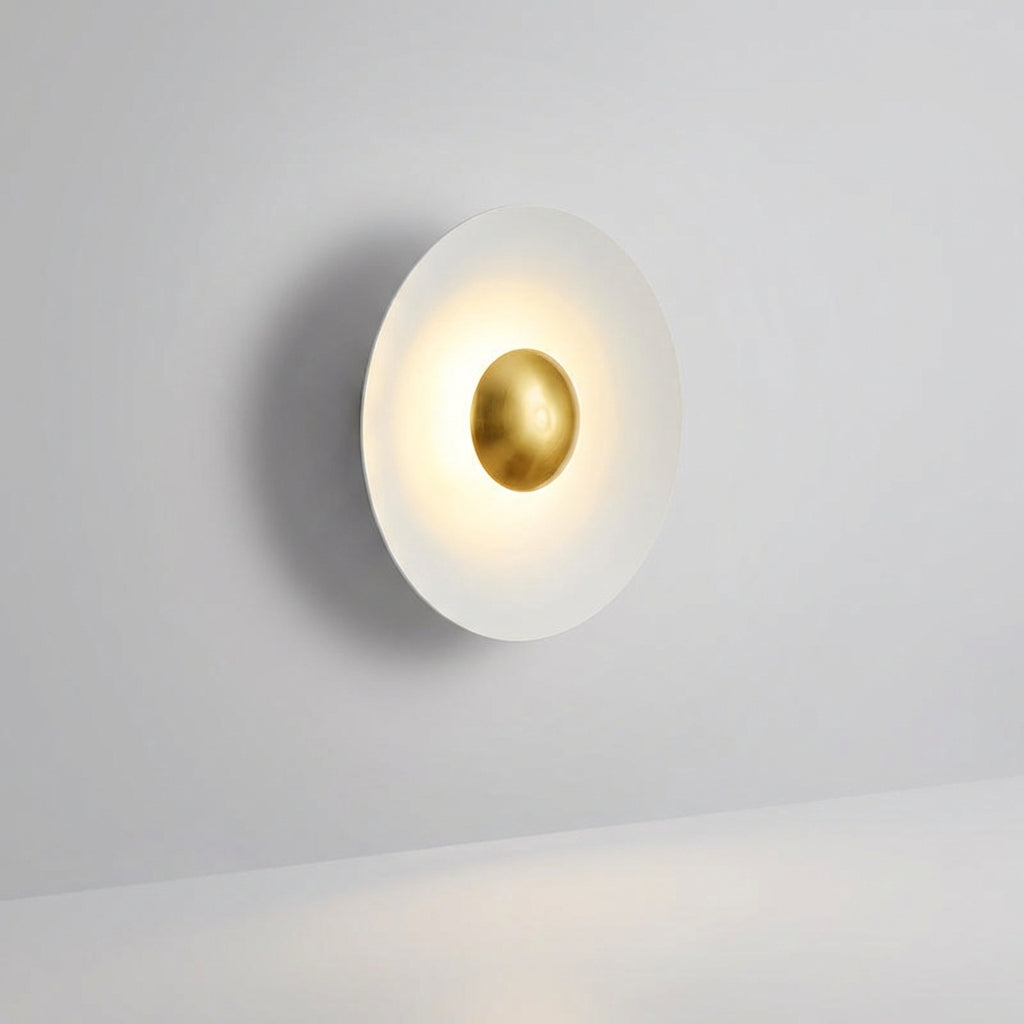 Round Halo Glow Minimalist Circular Wall Light