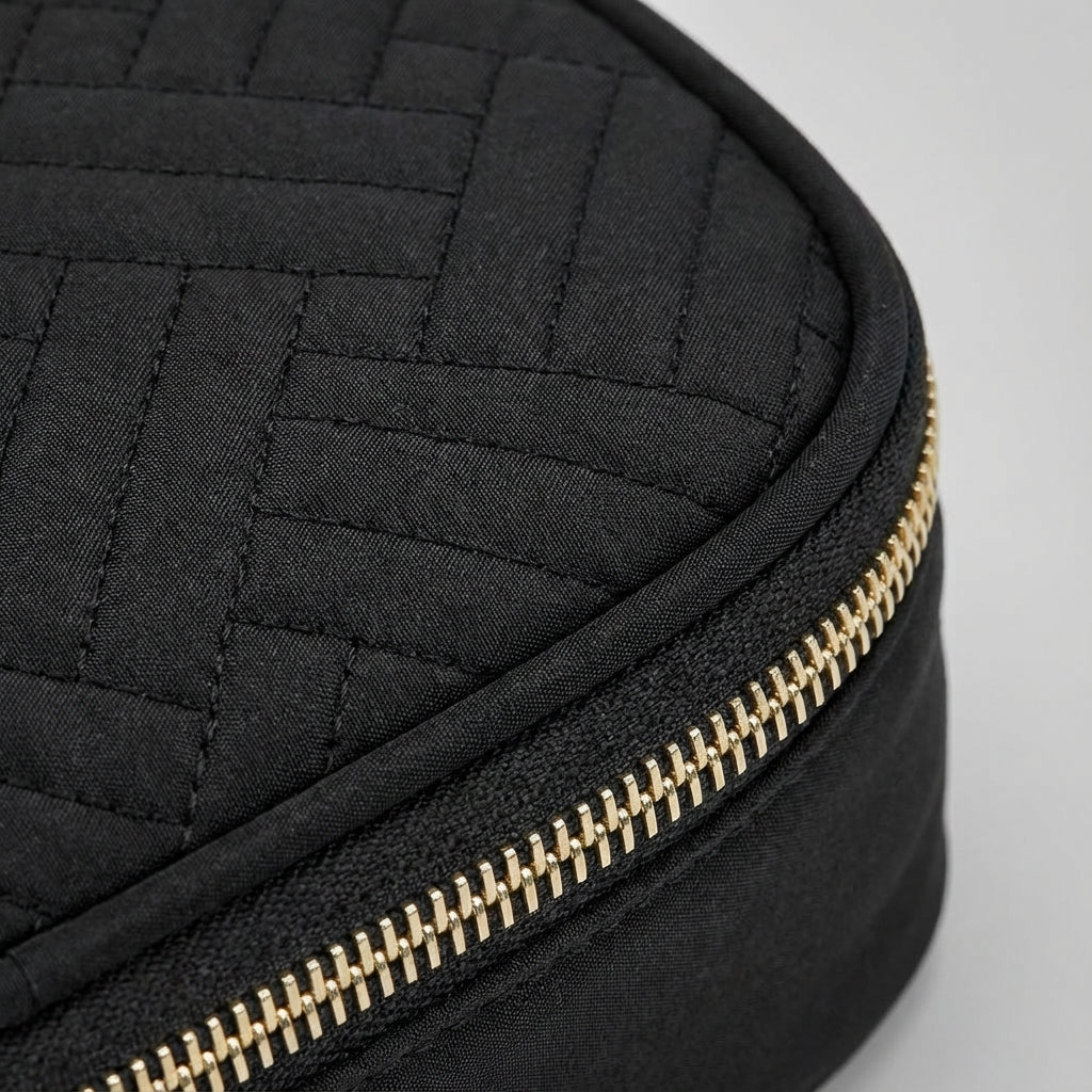 Multi Layer Fold Out Compartment Travel Toiletry Bag