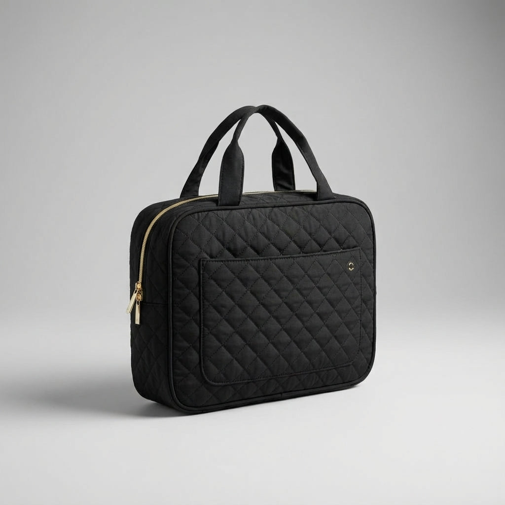 Multi Layer Fold Out Compartment Travel Toiletry Bag