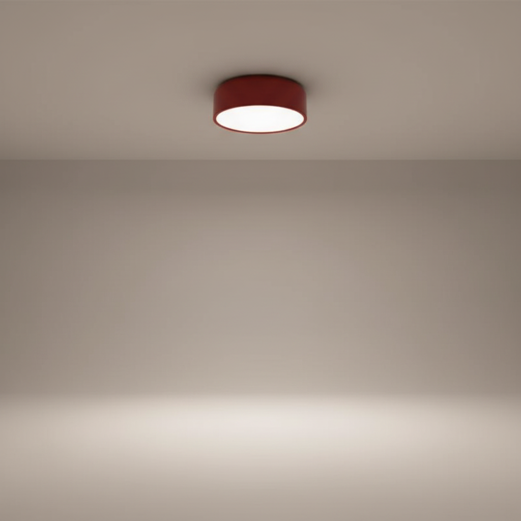 Round Dome Retro Metal Acrylic Dimmable Ceiling Light