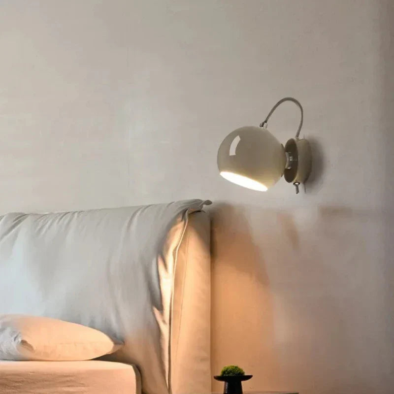 Nordic Minimalist Rotatable Dome Wall Light Fixture