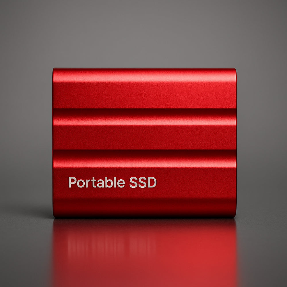 Compact Metal Enclosure Portable SSD External Storage Drive
