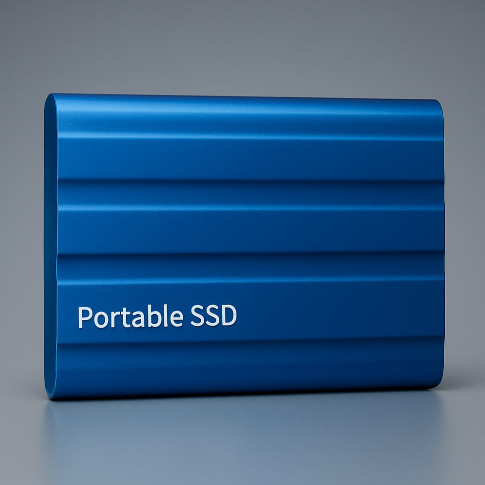 Compact Metal Enclosure Portable SSD External Storage Drive