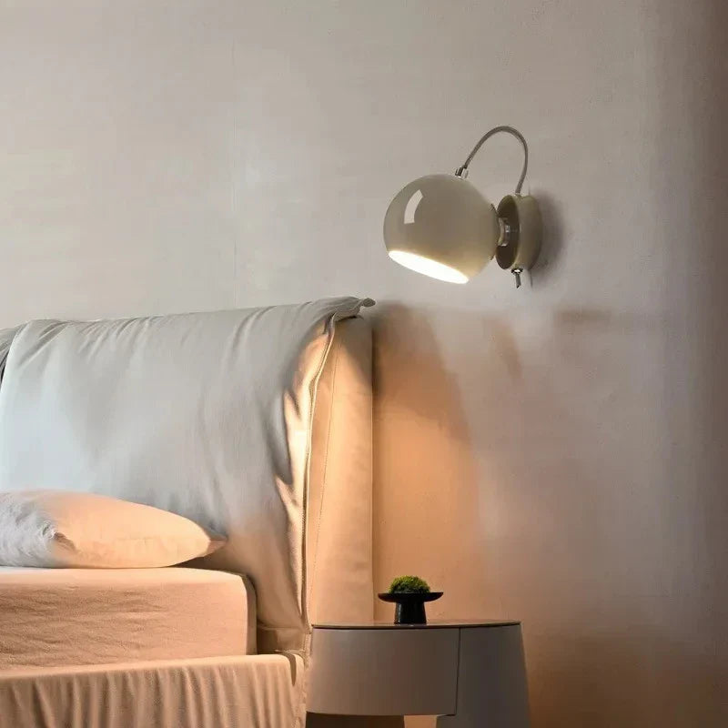 Nordic Minimalist Rotatable Dome Wall Light Fixture