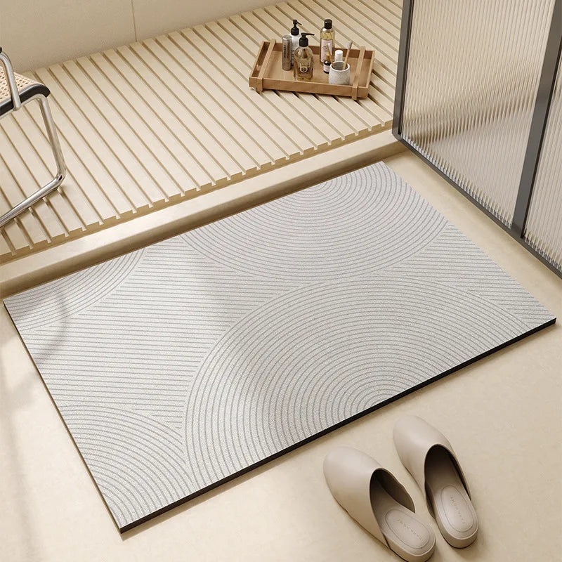 Soft Minimalist Quick-Dry Non-Slip Super Absorbent Bath Mat