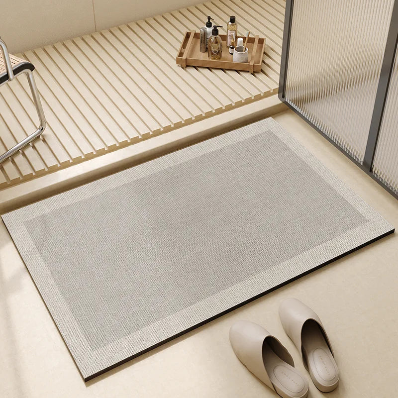Soft Minimalist Quick-Dry Non-Slip Super Absorbent Bath Mat