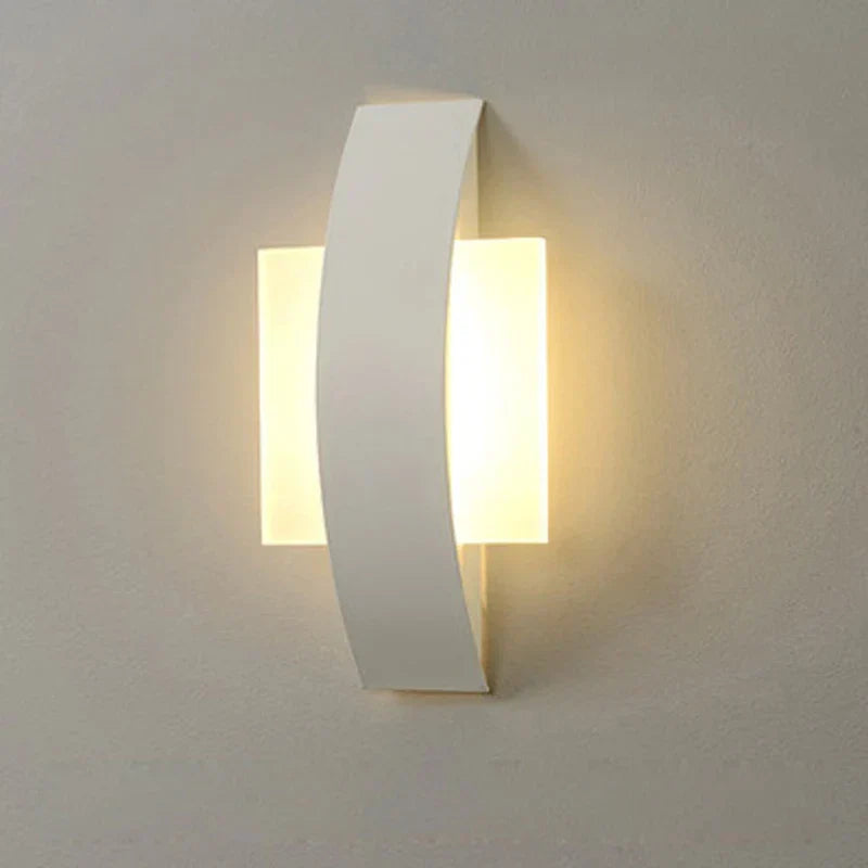 Minimalist Sphere Acrylic Iron Panel Wall Light