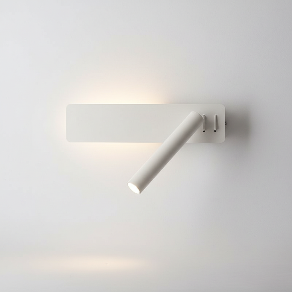 Adjustable Swivel Arm Dimmable Bedroom Reading Wall Light