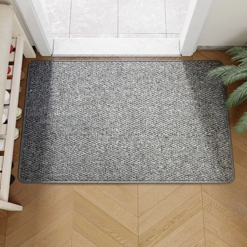Natural Woven Faux Jute Non-Slip Entrance Doormat