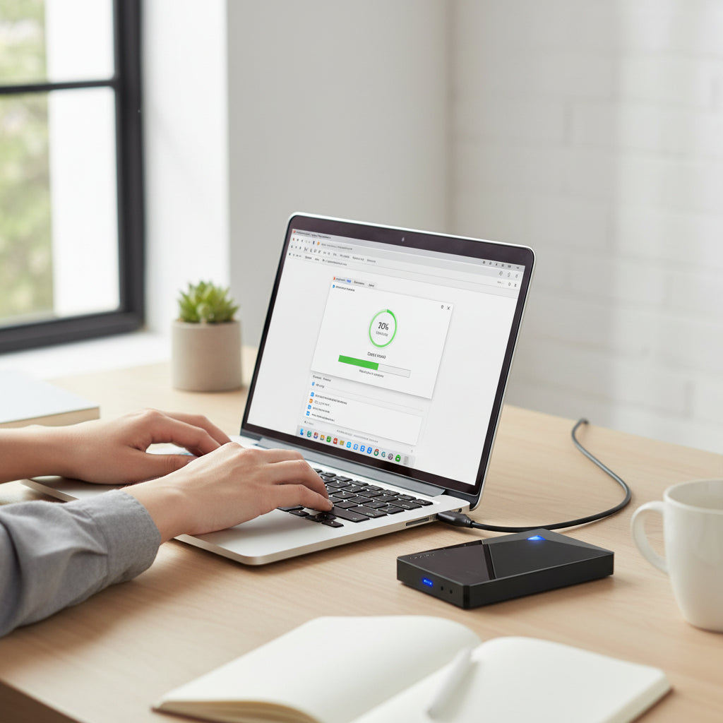 Slim Lightweight Compact Portable External USB SSD Storage Drive