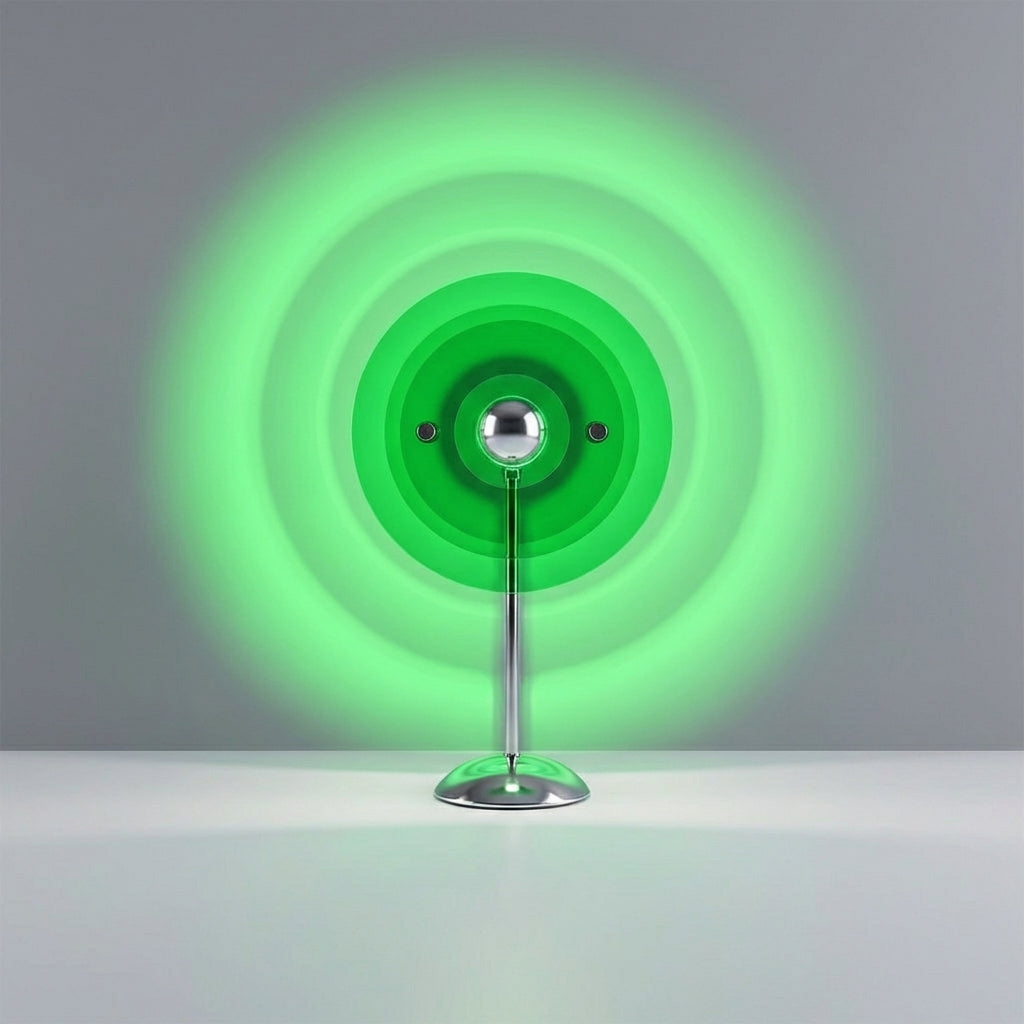 Compact Sunset Gradient Projection USB Tabletop Table Lamp