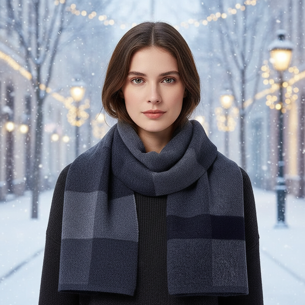 Velvety Soft Windproof Unisex Winter Scarf