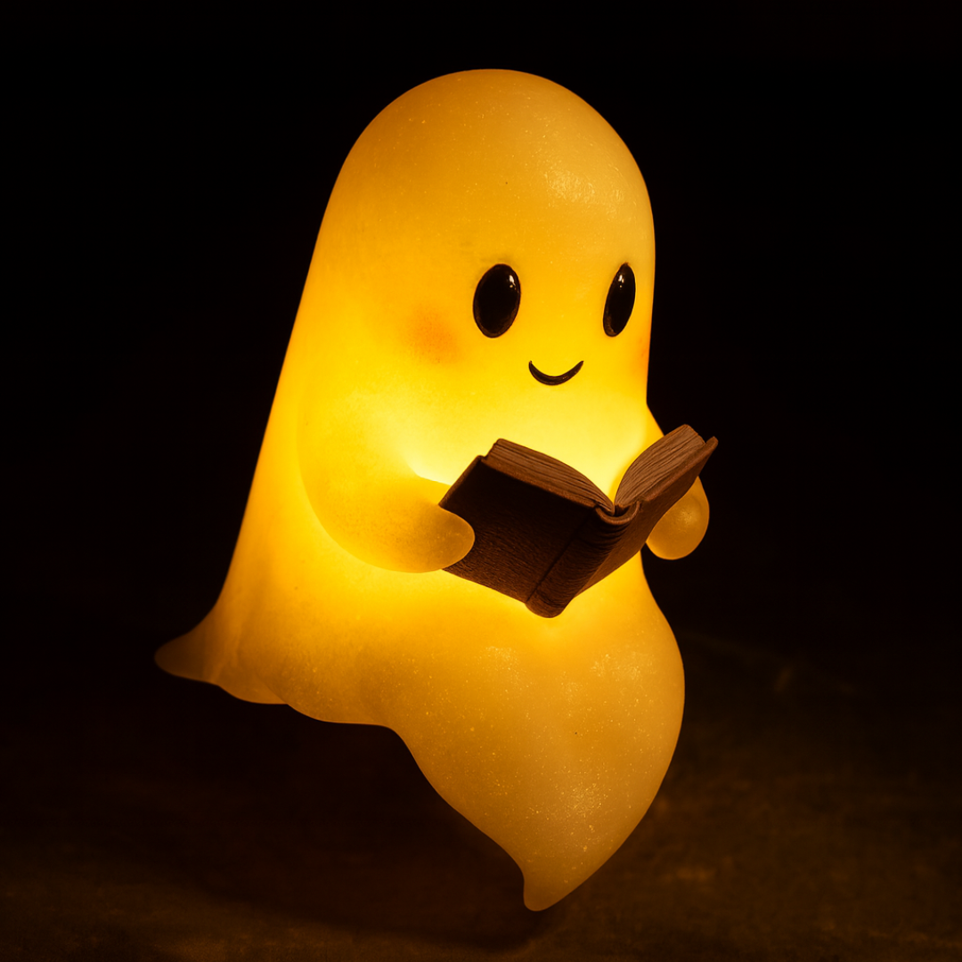 Cute Ghost Shaped Bedside Night Light Table Lamp