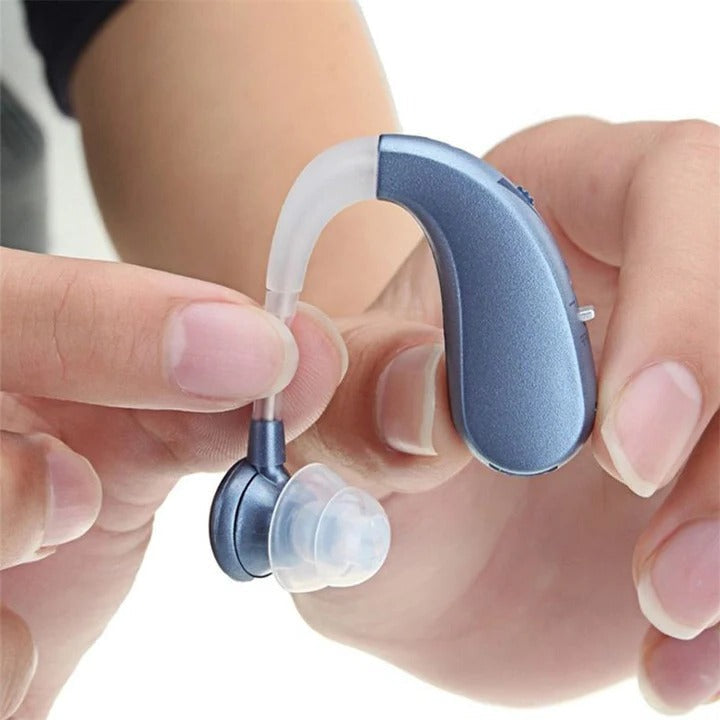 Rechargeable Noise Reducing Bluetooth In-Ear Hearing Aid Earphones