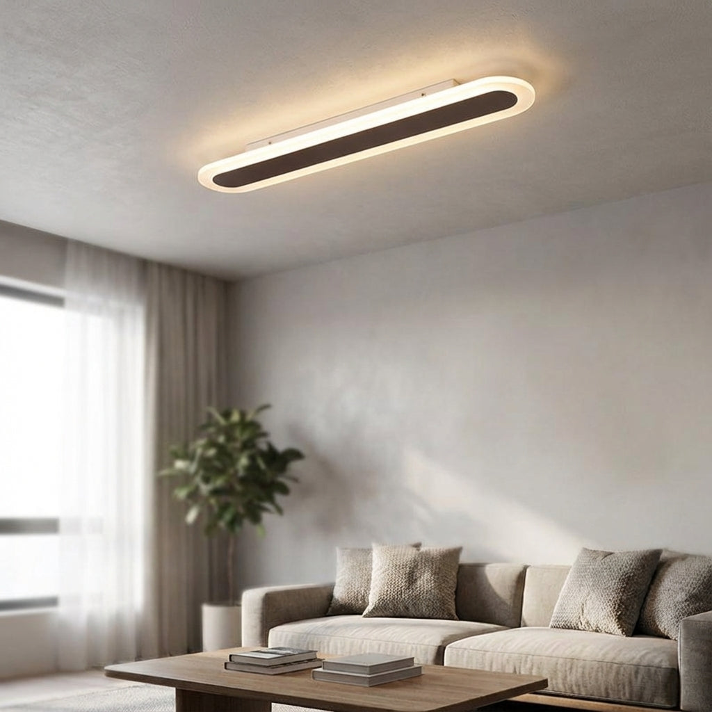 Ultra-Thin Slim Profile Acrylic Flush Mount Ceiling Light