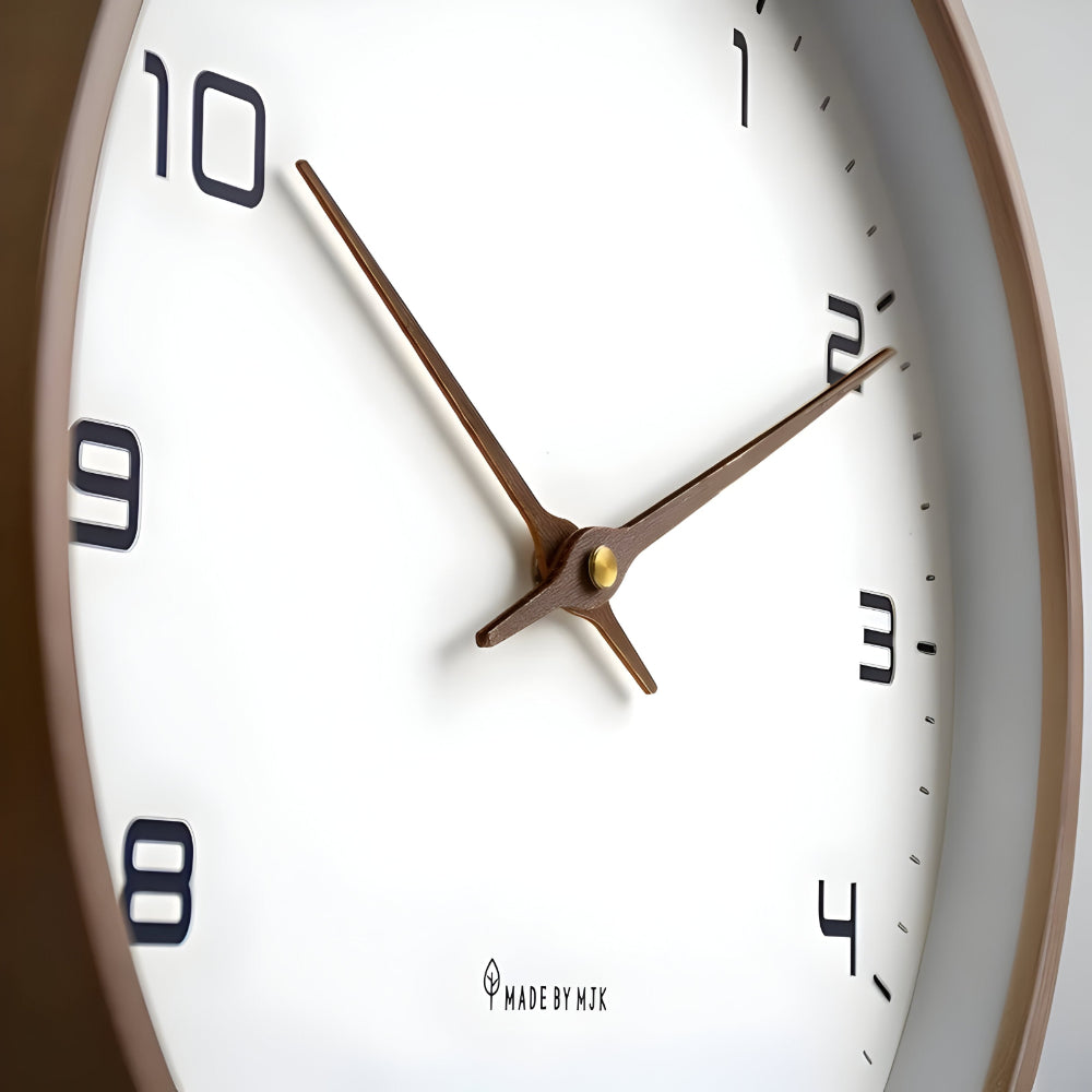 Silent Round Modern Decorative Home Accent Wall Clock
