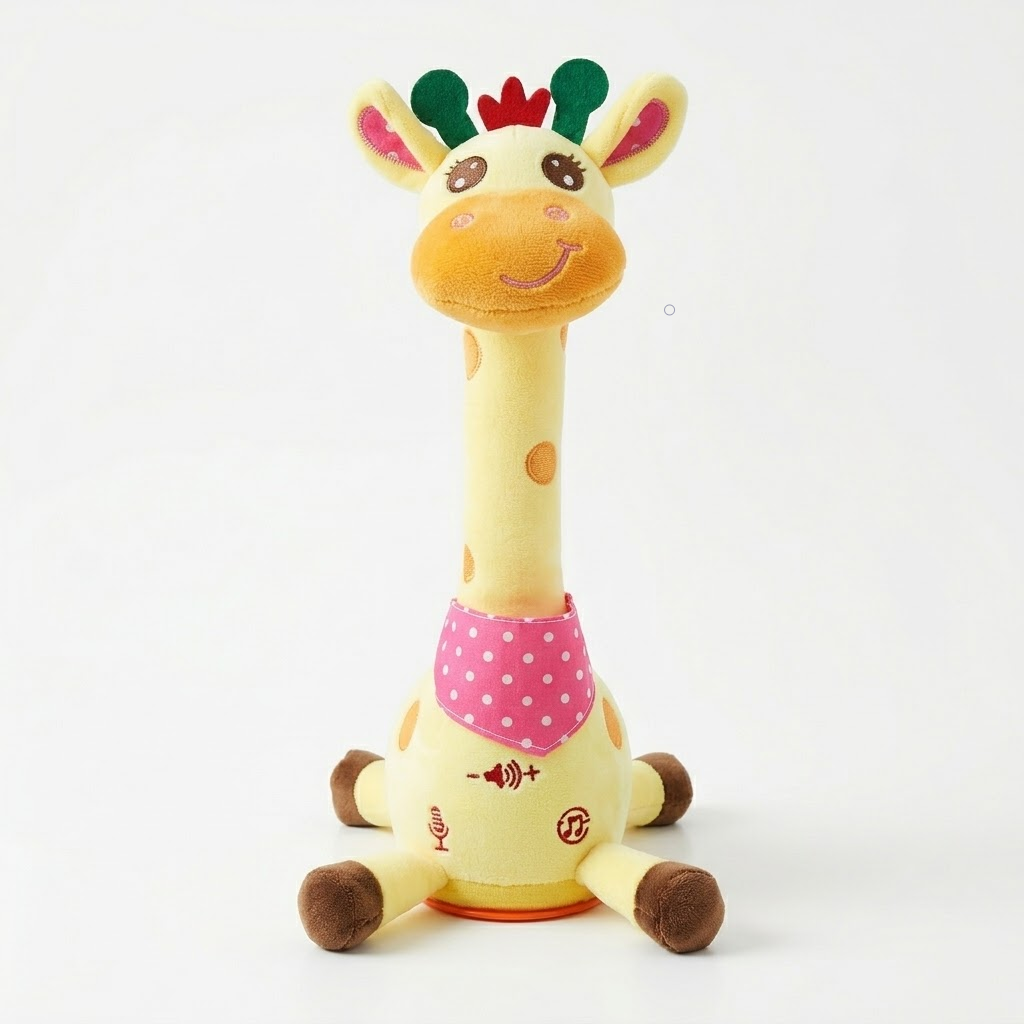 Cuddly Singing Talking Giraffe Plush Interactive Musical Toy