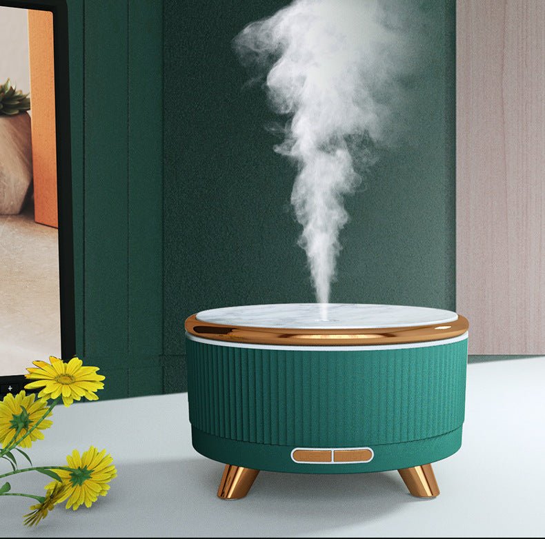 Round Silent Remote Control Aromatherapy Mist Humidifier