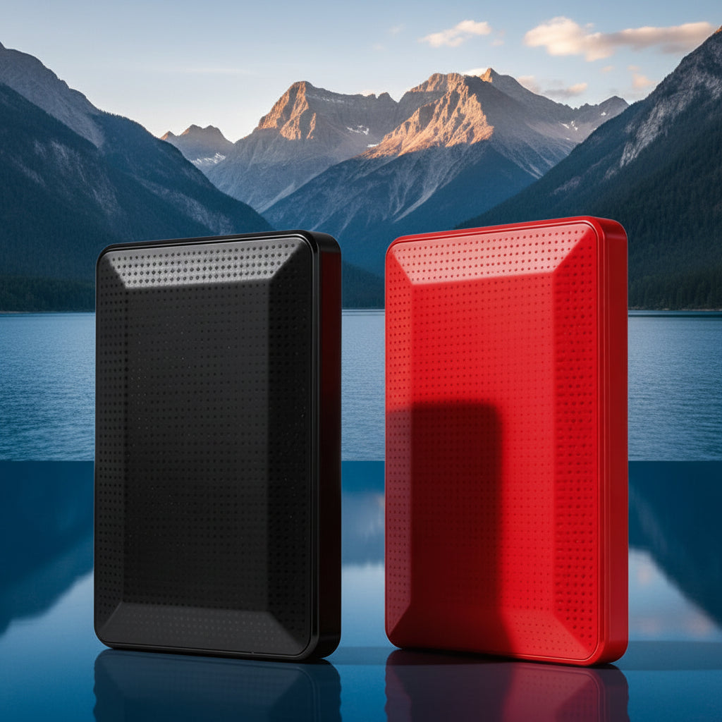 Slim Lightweight Portable External SSD Storage Drive