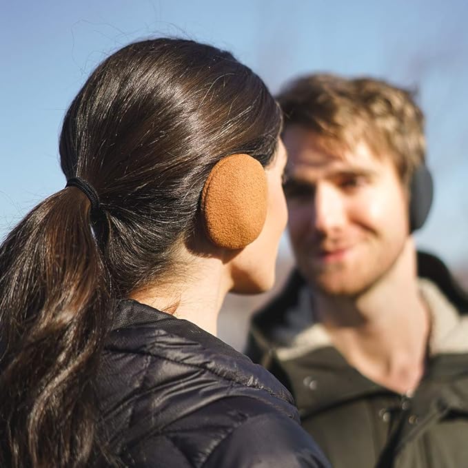 Bandless Wireless Soft Fleece Compact Unisex Ear Warmers