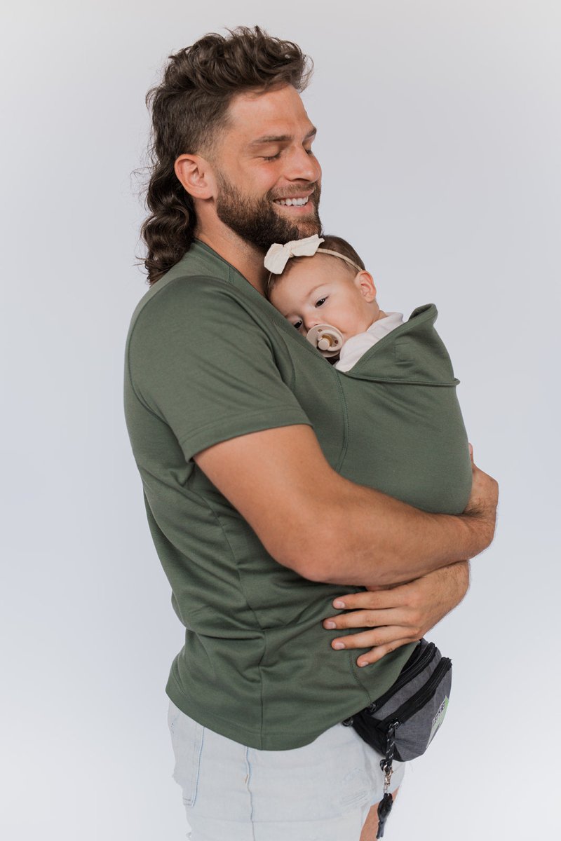 Ergonomic Adjustable Soft Breathable Baby Carrier Wrap T-Shirt