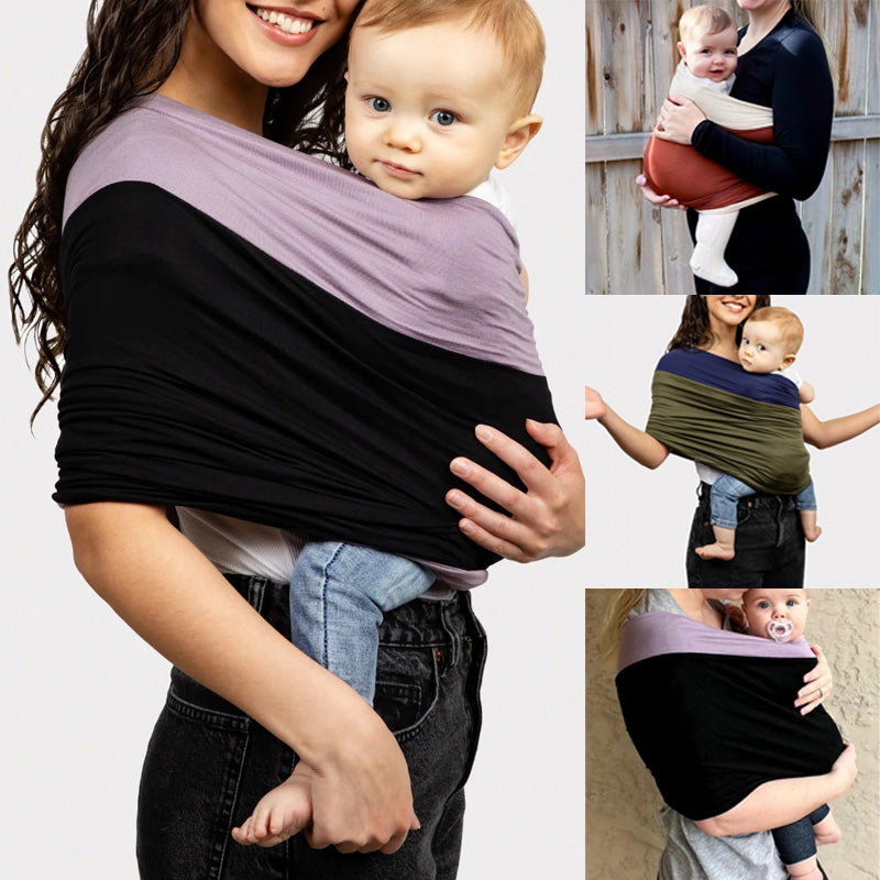 Soft Breathable Ergonomic Hands-Free Adjustable Baby Wrap Carrier