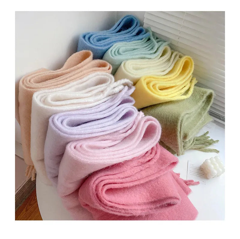 Soft Extra Long Cashmere Winter Scarf For Women