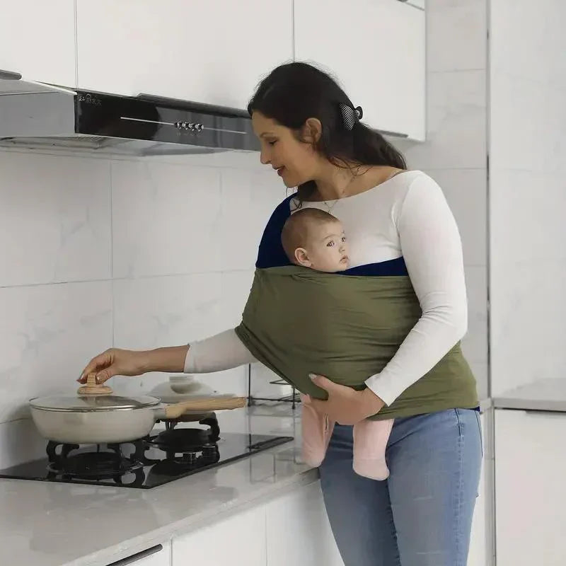 Ergonomic Breathable Adjustable Wrap Hands-Free Baby Carrier