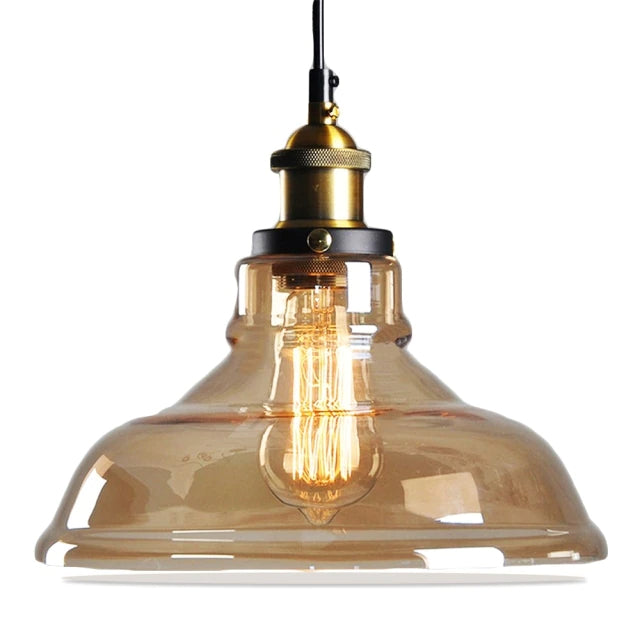Cylindrical Crystal Glass Adjustable Height Pendant Light