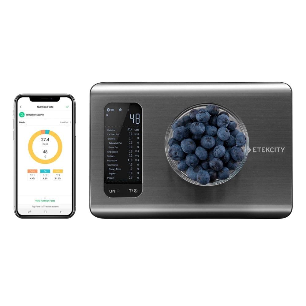 Compact Rectangular Stainless Steel Digital Kitchen Food Scale