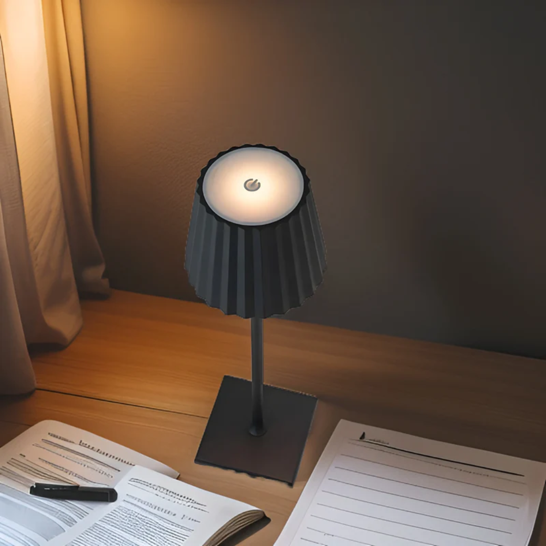 Scandinavian Waterproof Aluminum Rechargeable Dimmable Table Lamp