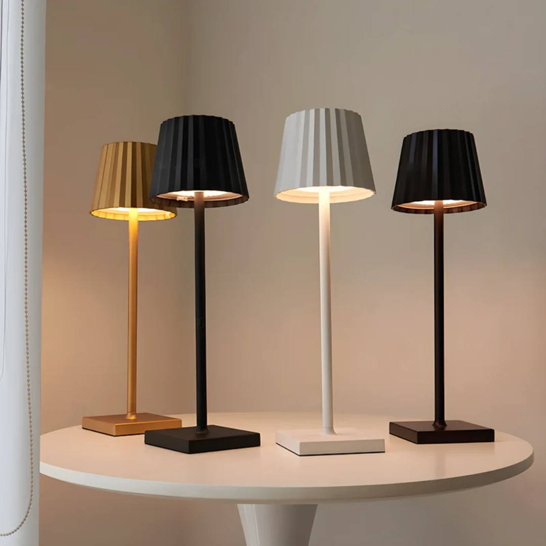 Scandinavian Waterproof Aluminum Rechargeable Dimmable Table Lamp