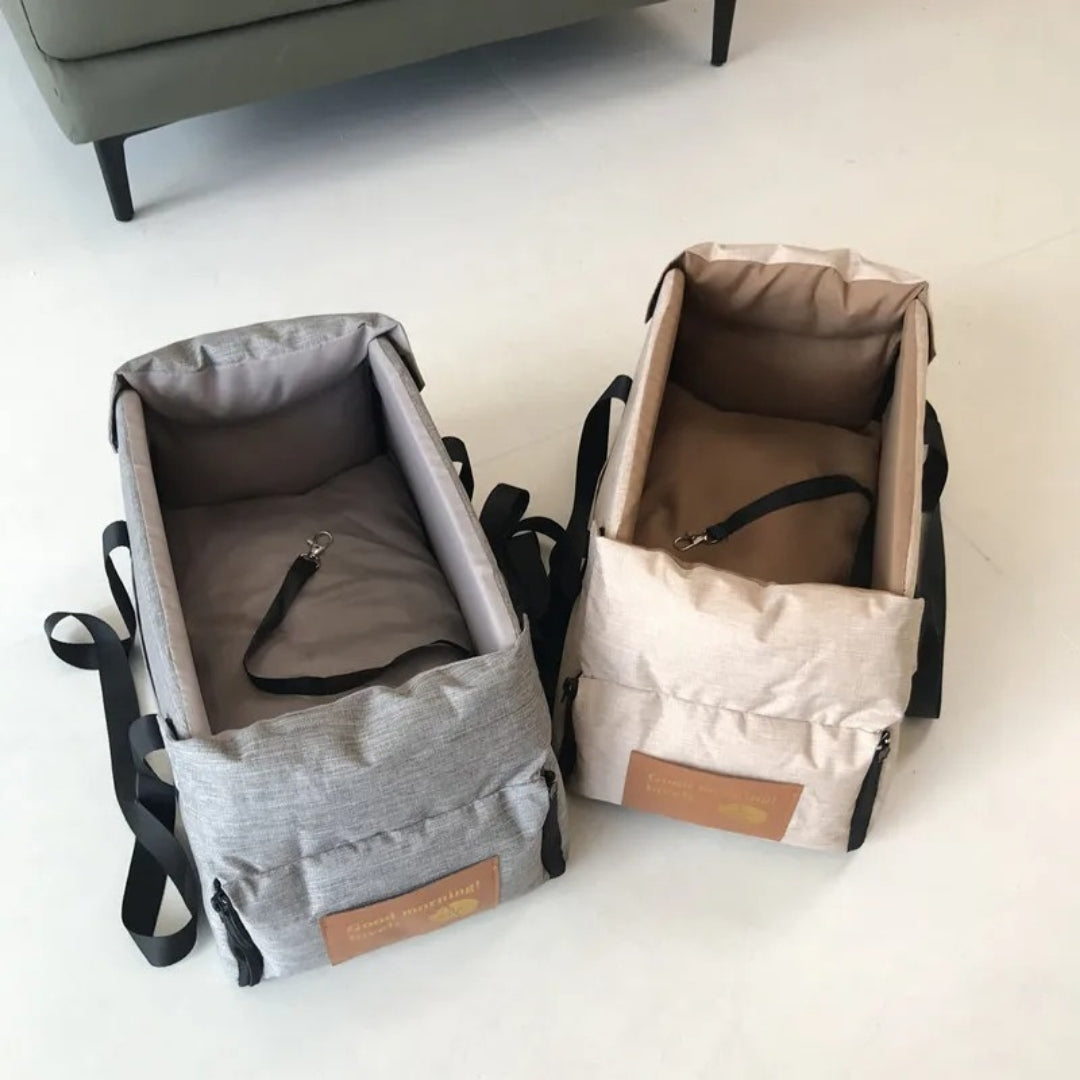 Padded Armrest Waterproof Oxford Fabric Pet Car Carrier Safety Seat