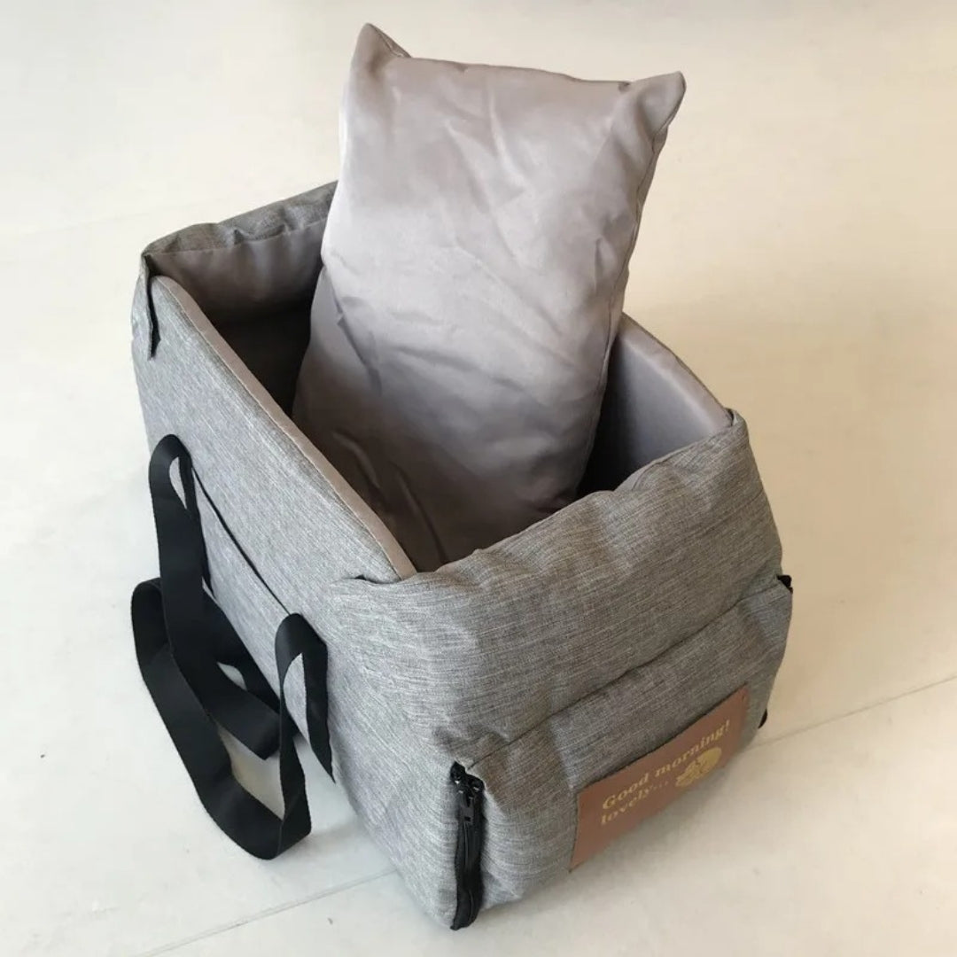 Padded Armrest Waterproof Oxford Fabric Pet Car Carrier Safety Seat