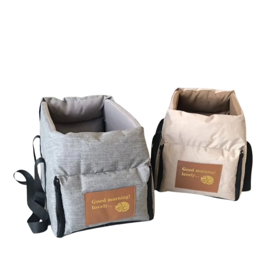 Padded Armrest Waterproof Oxford Fabric Pet Car Carrier Safety Seat