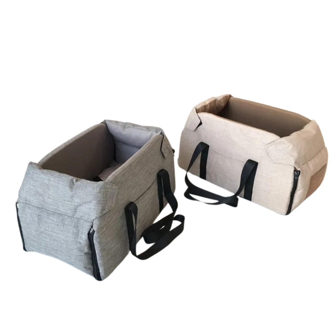 Padded Armrest Waterproof Oxford Fabric Pet Car Carrier Safety Seat