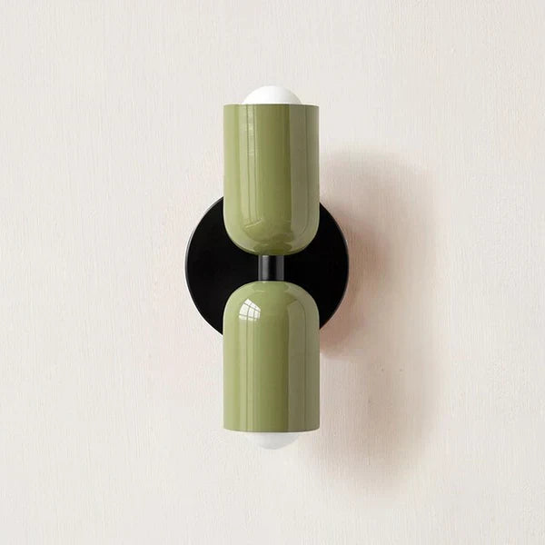 Dual Head Adjustable Resin Metal Wall Light