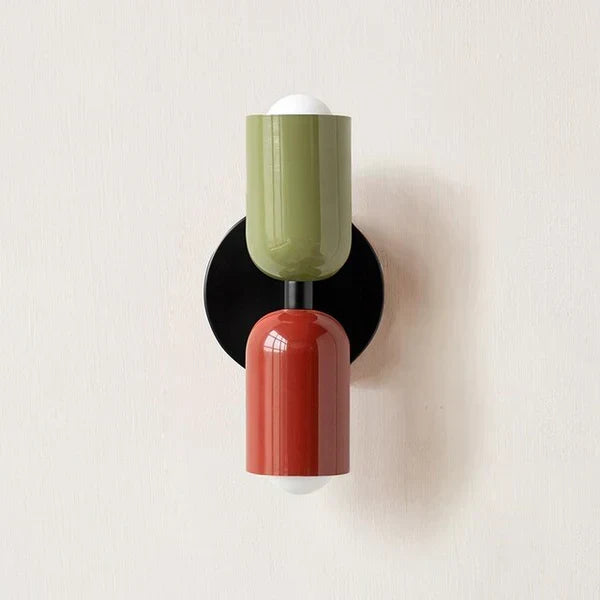 Dual Head Adjustable Resin Metal Wall Light