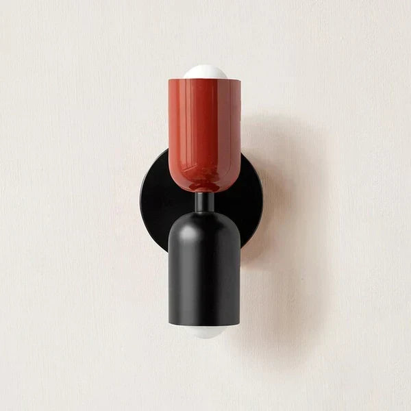 Dual Head Adjustable Resin Metal Wall Light